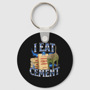 Ik Eet Cement Vervloekte Kat Grappig Vreemd Specif Sleutelhanger