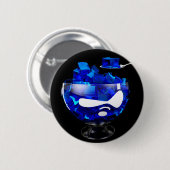 Ik eet Drupal voor ontbijt: Knoop Ronde Button 5,7 Cm (Voorkant /achterkant)