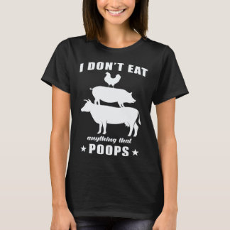 Ik Eet Geen Dingen Die Poepen Zegt Cool Vega T-shirt