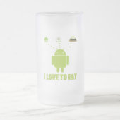 Ik eet graag (Android Software Developer Humor) Matglas Bierpul (Center)