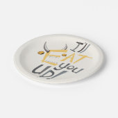 Ik eet je op grafisch papieren bordje (Gekanteld)