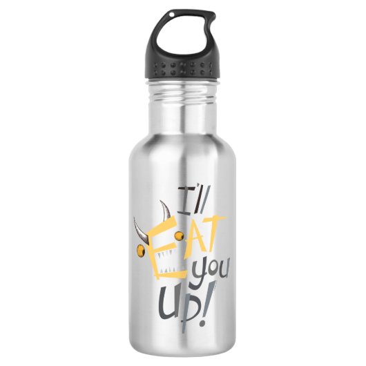 Ik eet je op grafisch waterfles  (Voorkant)