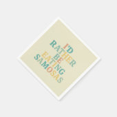 Ik eet liever samosa's servet (Hoek)