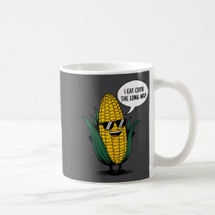 Ik Eet Mais Op De Lange Manier Grappige Voedsel Ci Koffiemok