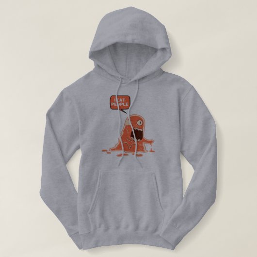 ik eet mensen hoodie (Design voorkant)