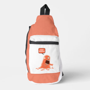 ik eet mensen sling bag