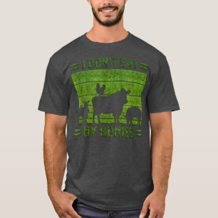 Ik eet mijn homies grappny Vegan Vegetarian Mannen T-shirt