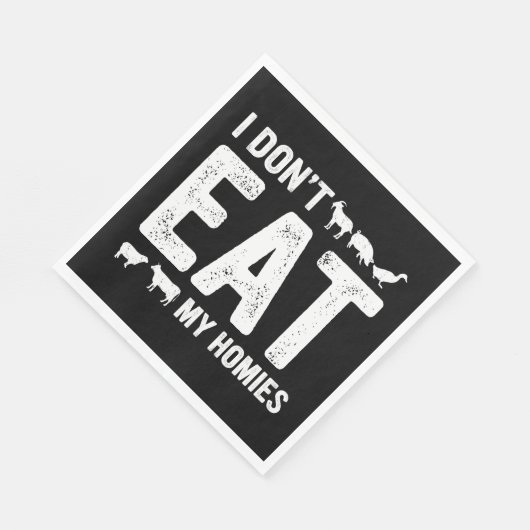 Ik eet mijn huizen Napkins niet Servet (Hoek)