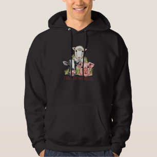 Ik eet mijn vrienden geen plantaardige vegetarisch hoodie