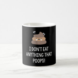 Ik eet niet zo veel. koffiemok