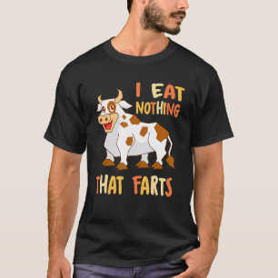 Ik Eet Niets Dat Boert Vegan Koe Dier Voor Vege T-shirt