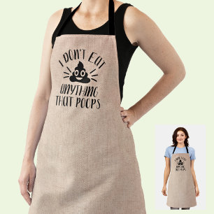 Ik eet niets dat poeps, Vegan Schort