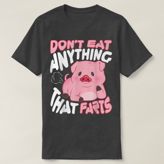 Ik eet niets dat Vegan T-Shirt leuk vindt (Design voorkant)