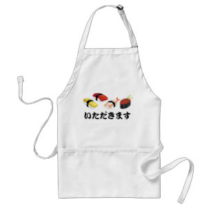 Ik eet Sushi Apron Standaard Schort