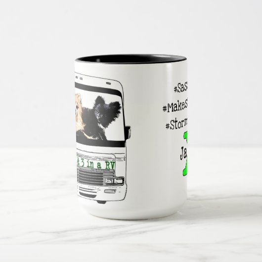 Ik en 3 in een RV Koffie-Mok Mok (Midden)