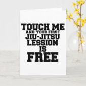 IK EN JE EERSTE JIE-JITSU LESSIE IS VRIJ KAART (Gele Bloem)