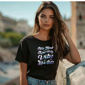 Ik en Karma Vibes grappige groovy hippie T-Shirt