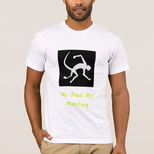 Ik en mijn aap t-shirt (Voorkant)