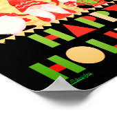 IK EN MIJN GNOMIES DIE JE PRETTIGE FEESTDAGEN WENS POSTER (Hoek)