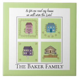 Ik en mijn huis, voeg familienaam Ceramic Tegel to Tegeltje