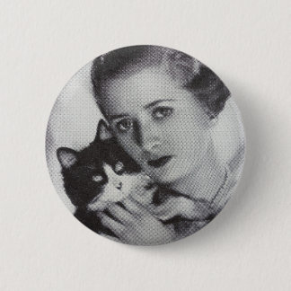 Ik en mijn kat ronde button 5,7 cm