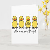 Ik en mijn peps kaart (Gele Bloem)