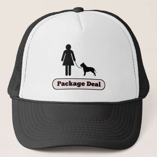 Ik en mijn Pitbull Package Deal Trucker Pet (Voorkant)