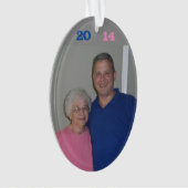 Ik en mijn tante ornament (voorkant)