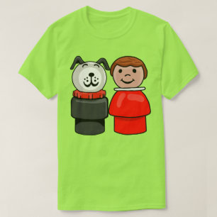 Ik en mijn Vintage Kleine Mensen in Bestie T-shirt