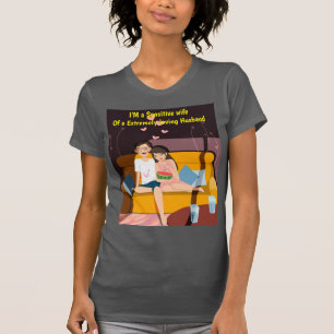 Ik en mijn zeer liefdevolle man t-shirt