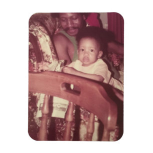 Ik en papa Foto Magneet