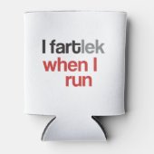 Ik FARTlek als ik ren © - Grappig FARTlek Runner G Blikjeskoeler (Voorkant)