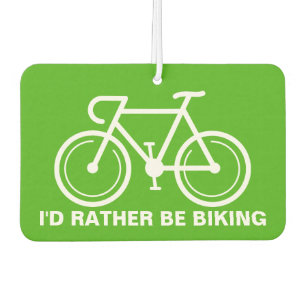 Ik fietst liever met een grappige logo auto luchtv luchtverfrisser