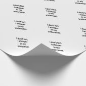 Ik flik niet. cadeaupapier (Hoek)