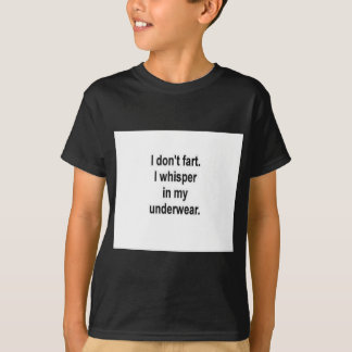 Ik flik niet. t-shirt