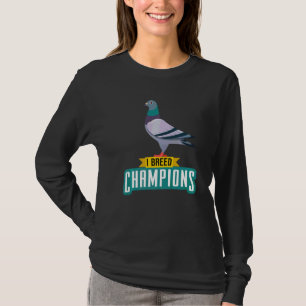 Ik fok kampioenen Duivenliefhebber Vogelliefhebber T-shirt