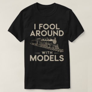 Ik fool rond met modellen - Model Train Collector T-shirt
