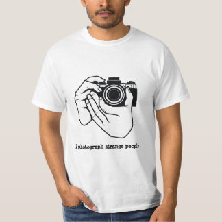 Ik fotografeer vreemde mensen t-shirt