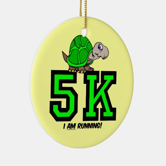 Ik ga 5.000 uur rijden keramisch ornament (Rechts)