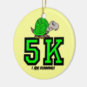 Ik ga 5.000 uur rijden keramisch ornament (Links)