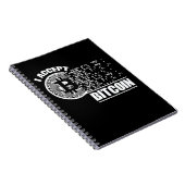 Ik ga akkoord met Bitcoin Crypto Notitieboek (Rechterzijde)