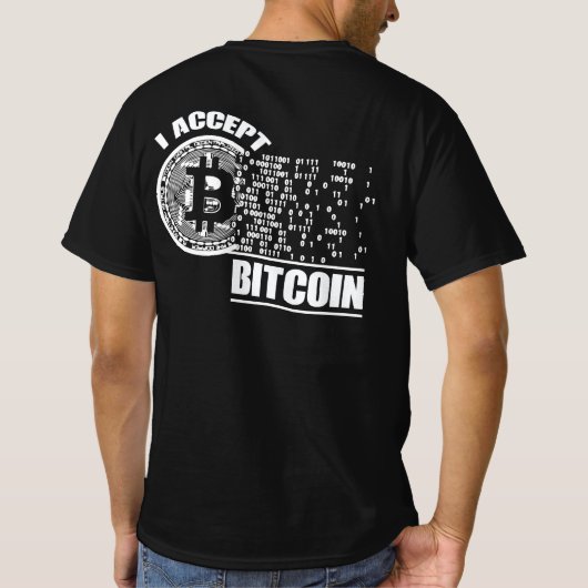 Ik ga akkoord met Bitcoin Crypto T-shirt (Achterkant)