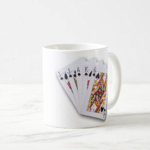 Ik ga alleen. Perfect Euchre Hand Koffiemok