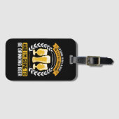 Ik ga bier drinken bagagelabel (Voorkant (horizontaal))