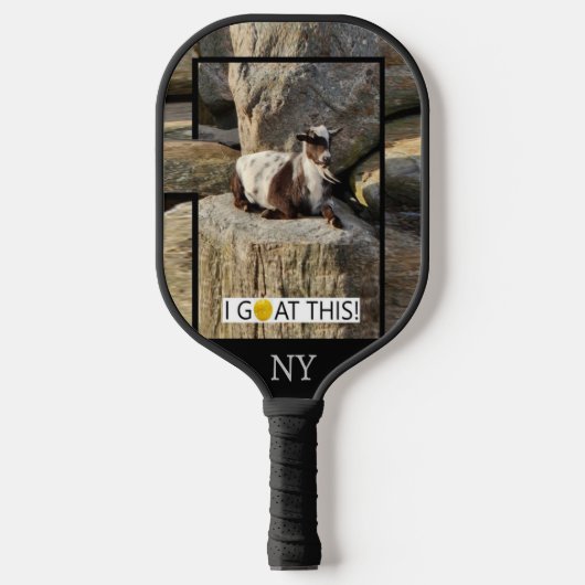 "Ik ga dit! Pickleball Paddle van New York (Voorkant)
