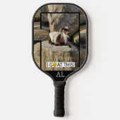 "Ik ga dit! Pickleball Paddle van New York (Achterkant)
