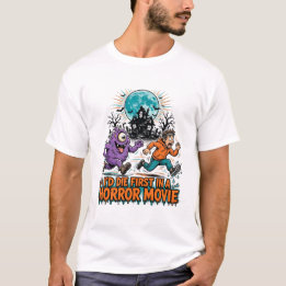 Ik ga eerst dood T-shirt voor horrorfilms