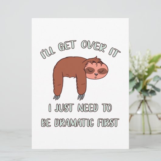 Ik ga er over. save the date (Staand voorkant)