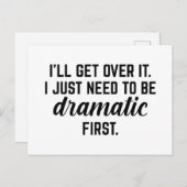 Ik ga er wel over. briefkaart (Voorkant / Achterkant)