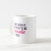 Ik ga er wel over. koffiemok (Voorkant links)